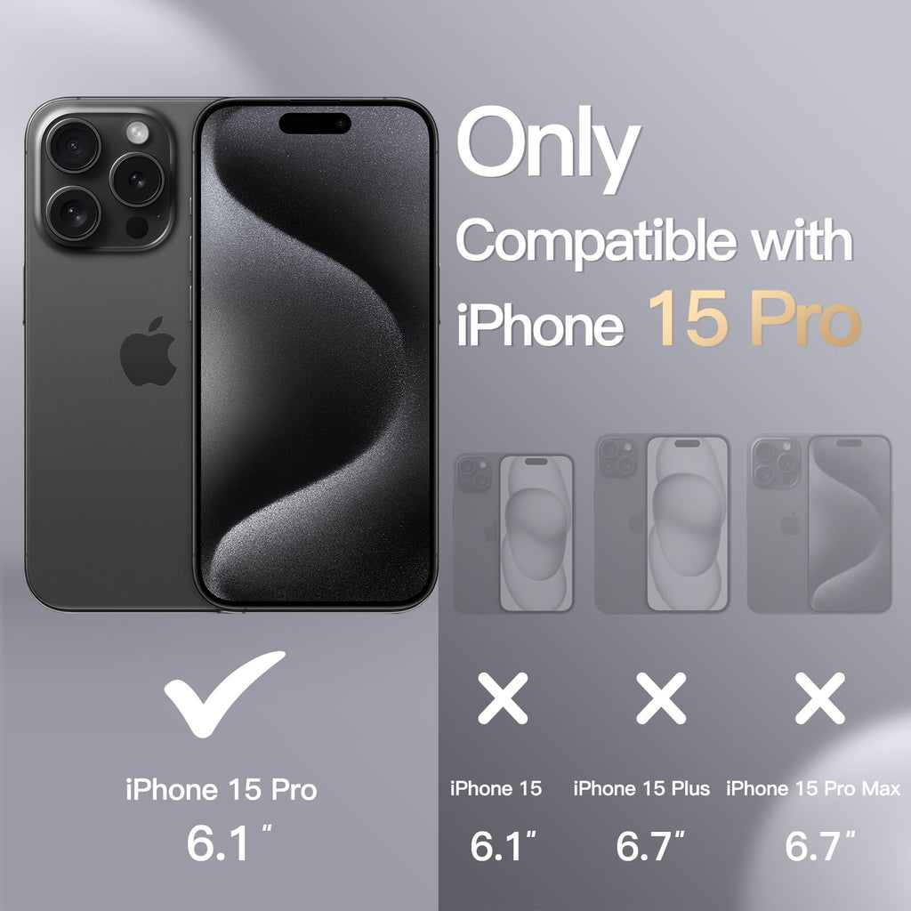 Carcasa Magnetică din Silicon pentru iPhone 15 Pro