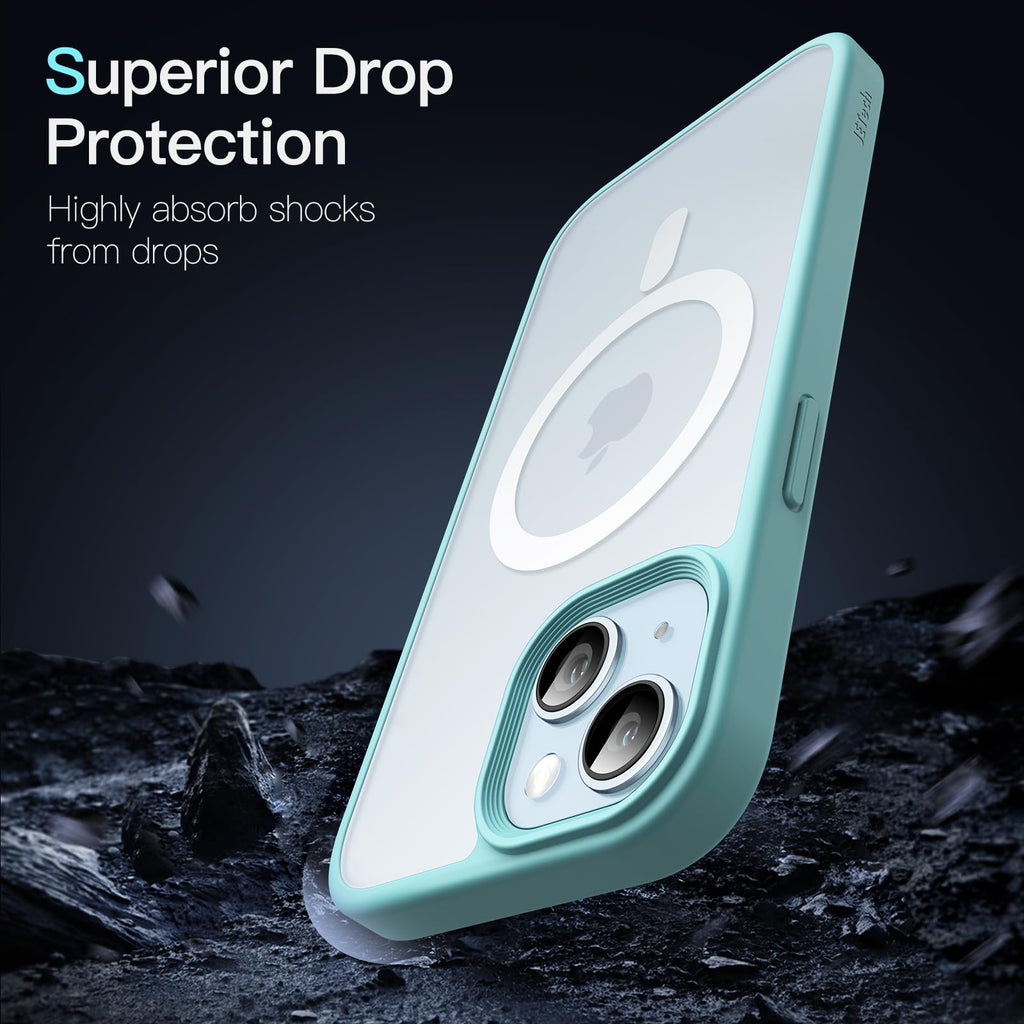 JETech Carcasa Magnetică din Silicon pentru iPhone 15 Pro