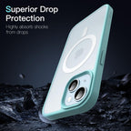 JETech Carcasa Magnetică din Silicon pentru iPhone 15 Pro