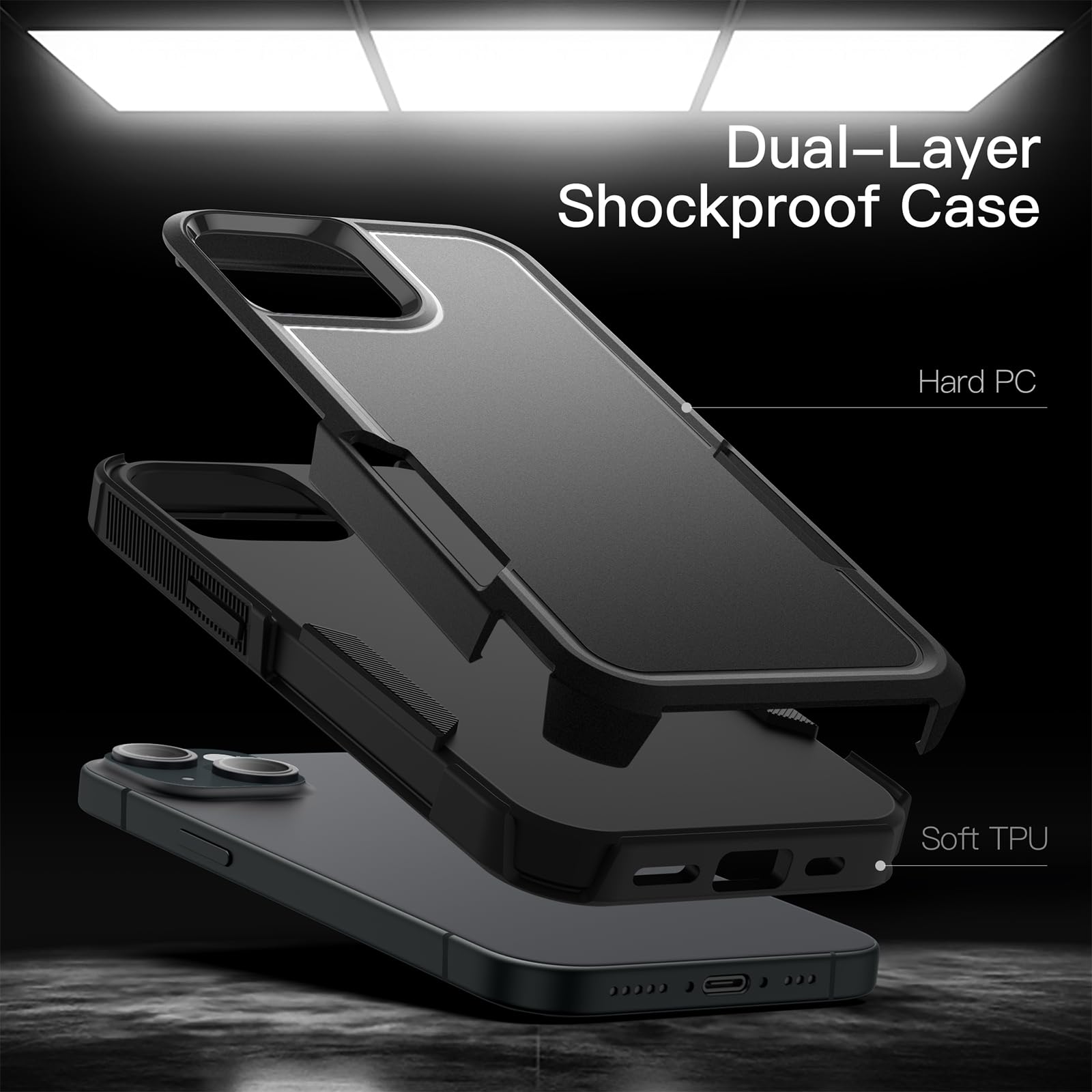 JETech Carcasa Heavy Duty Antisoc