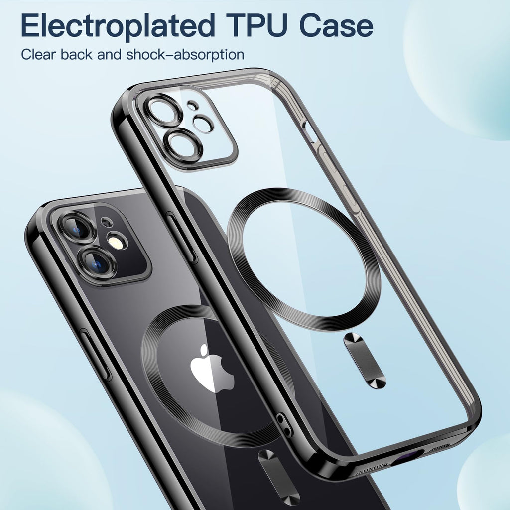 JETech Carcasa Transparentă pentru iPhone 12