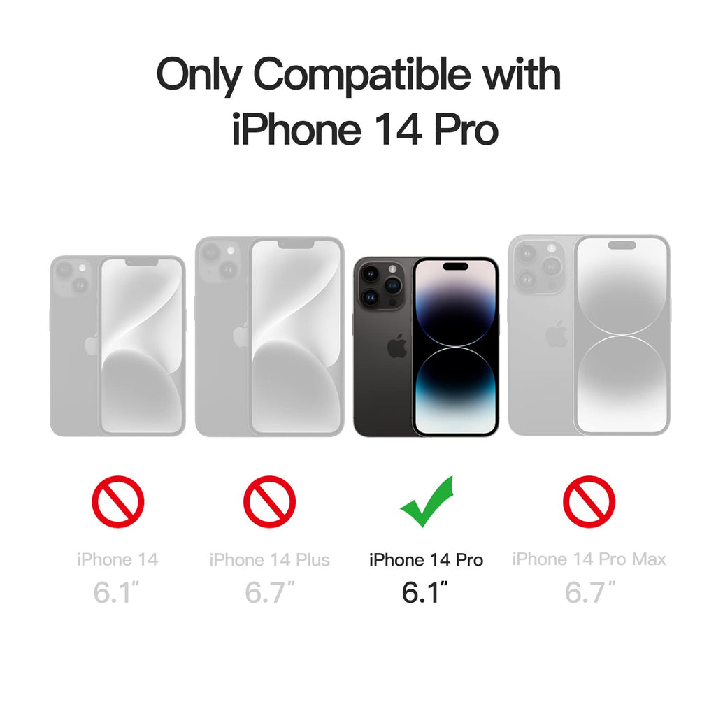 JETech Carcasa Magnetică iPhone 14 Pro