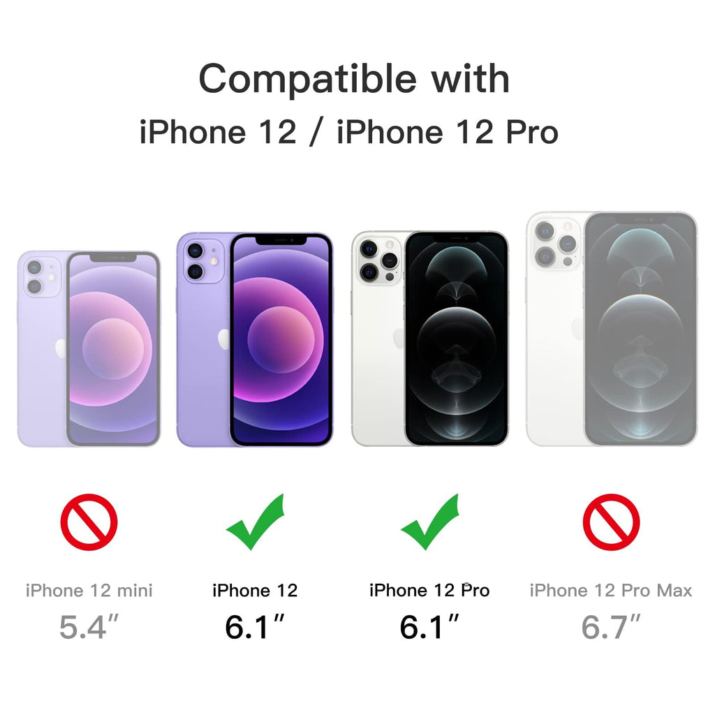 Husă Magnetică JETech pentru iPhone 12/12 Pro Slim