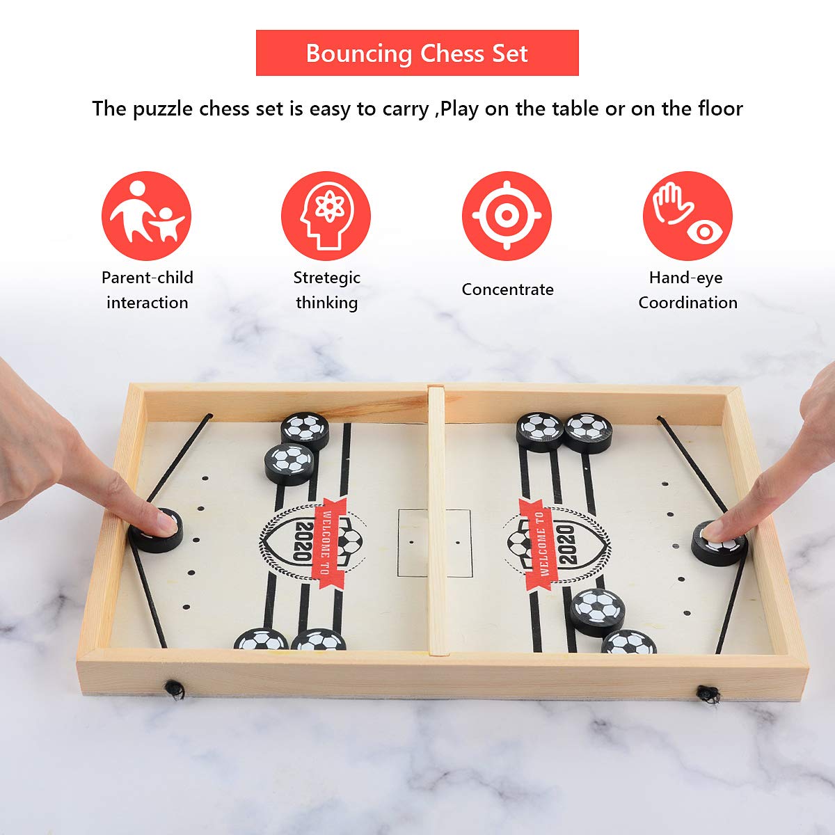 Joc de puc rapid cu praștie