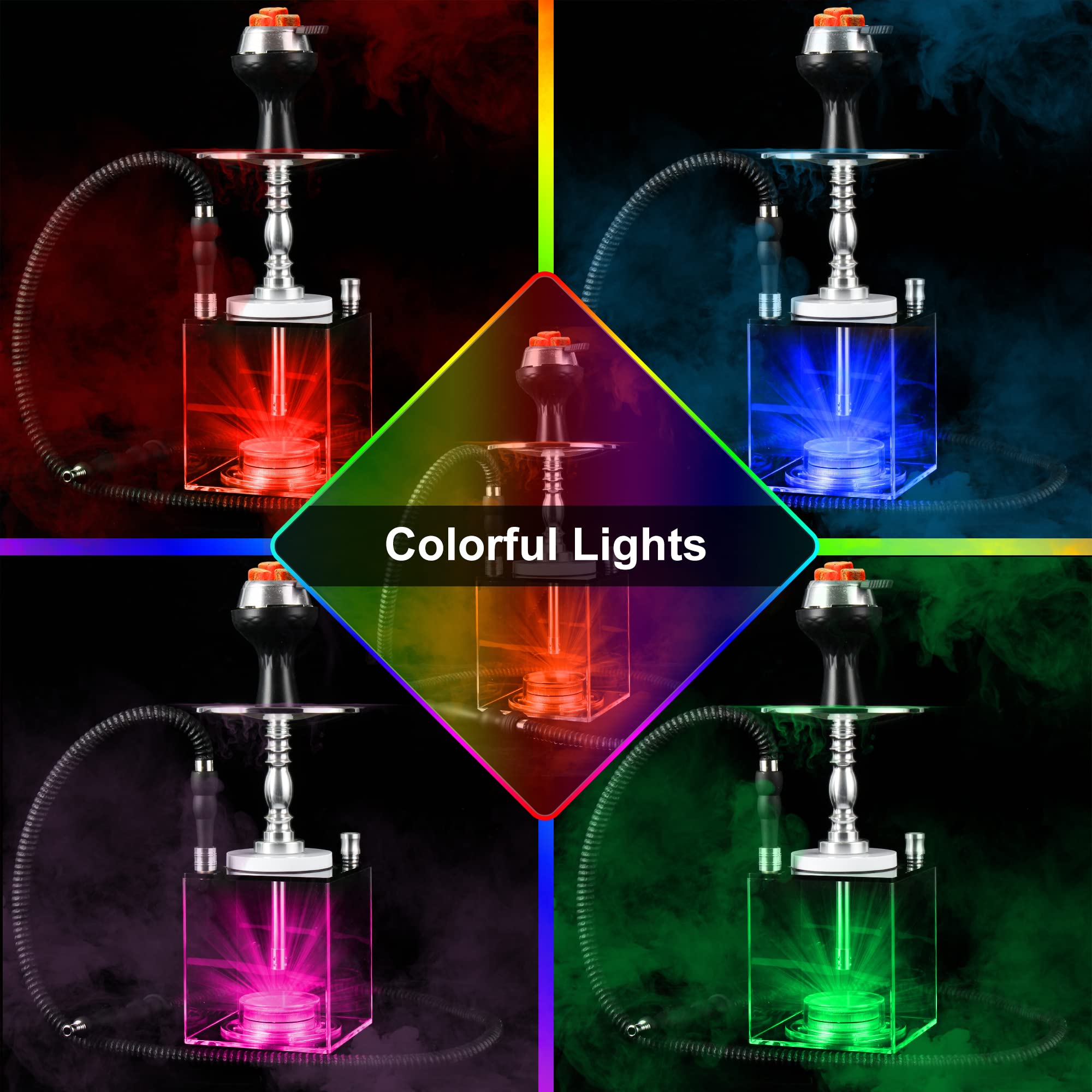 Set de narghilea REANICE, portabil