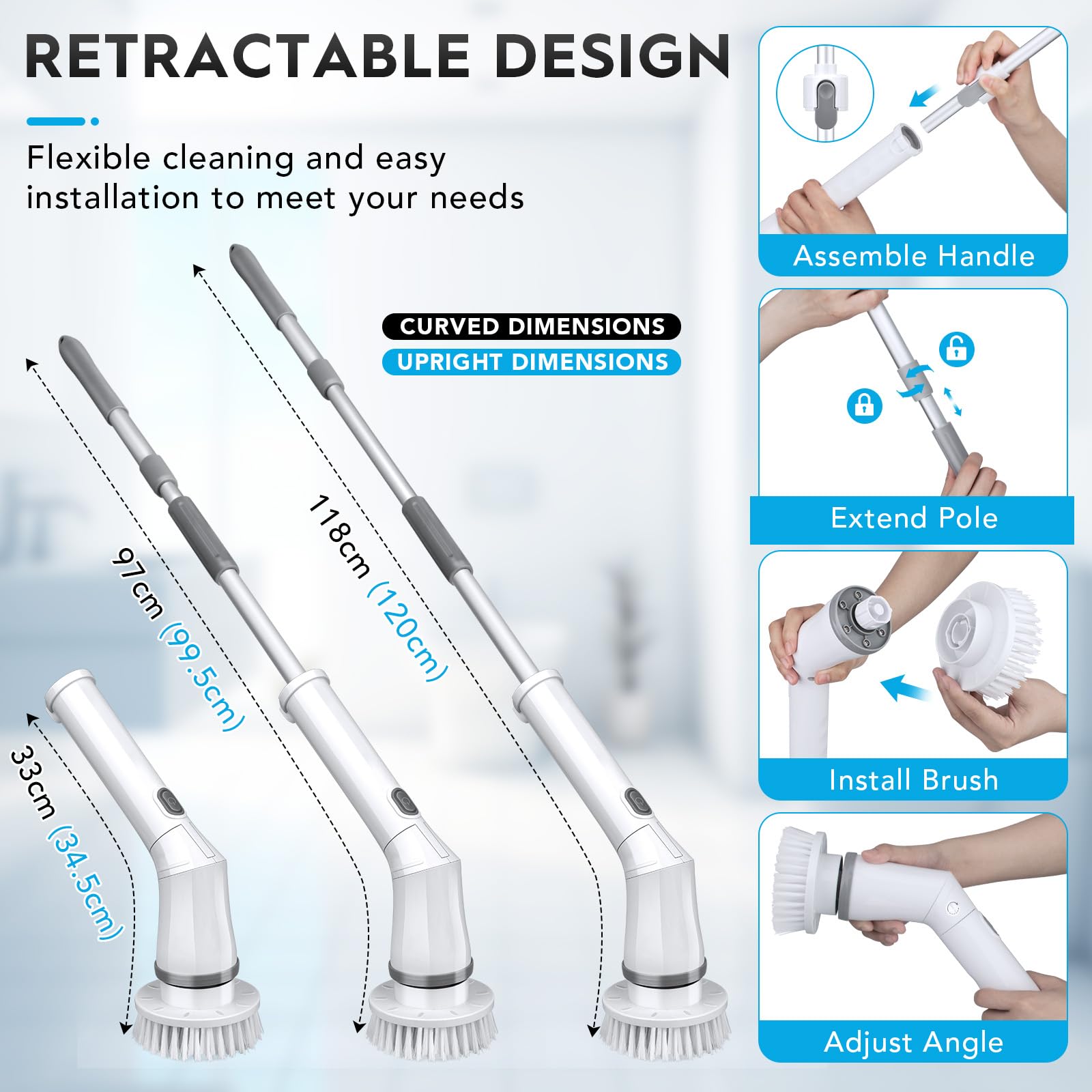 Perie electrică de curățare