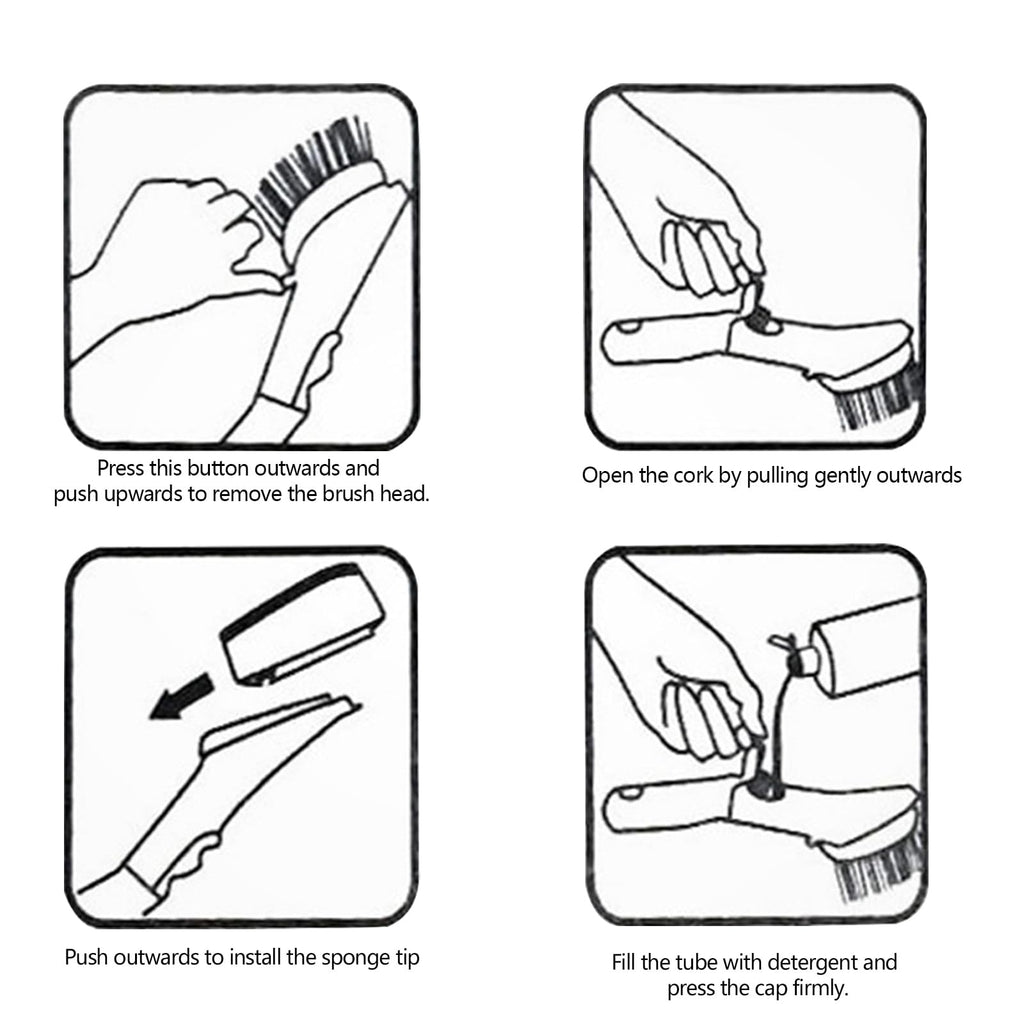 Perie de vase multifuncțională