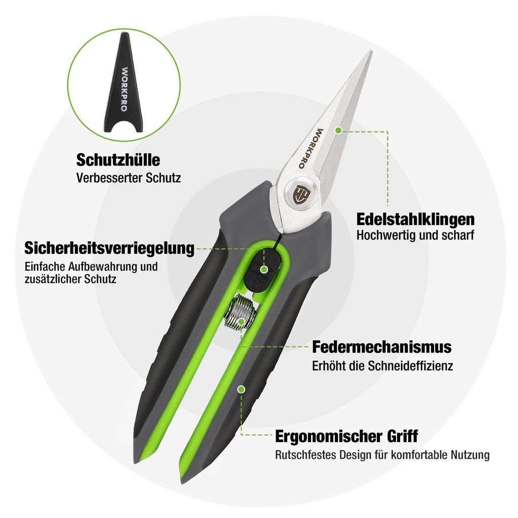 Set de foarfece de grădină