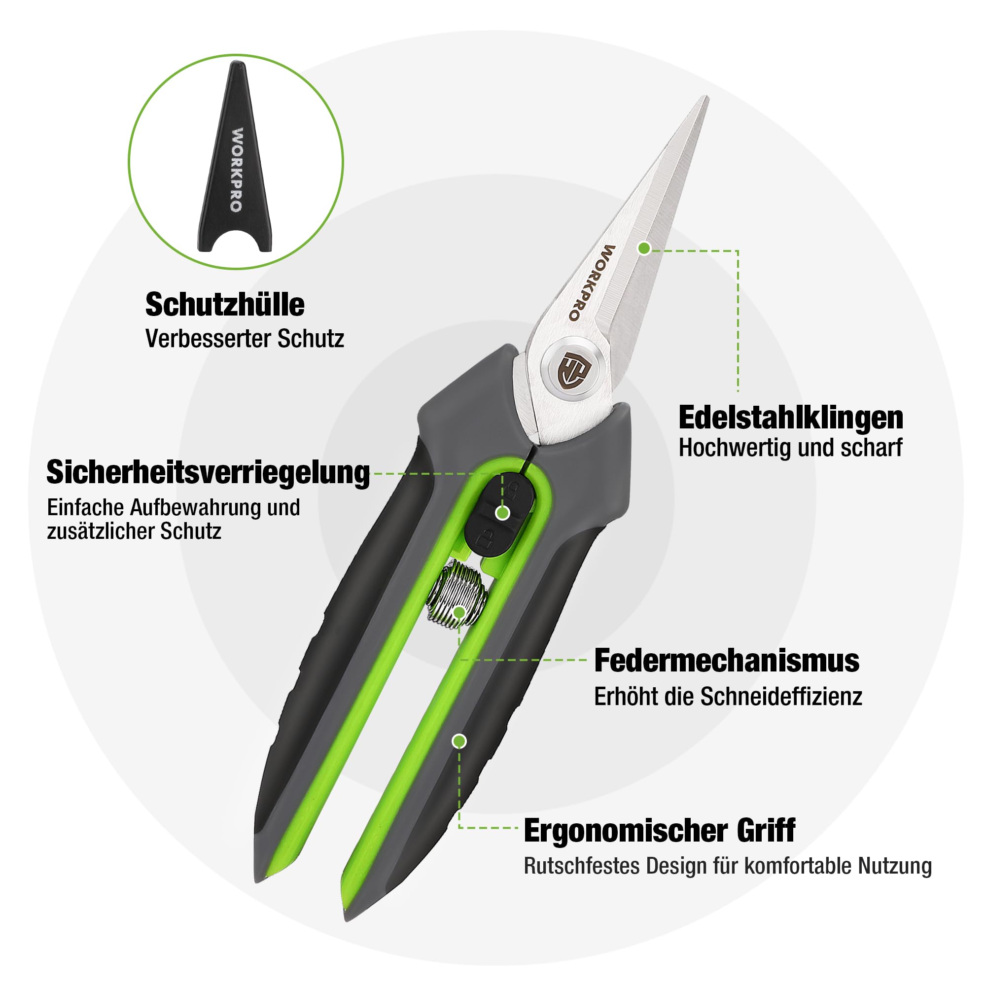 Set de foarfece de grădină